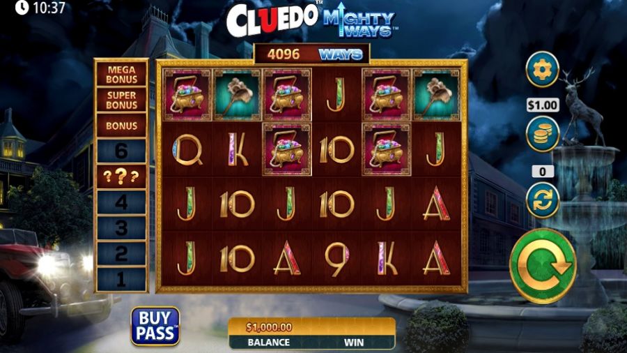 Cluedo Mighty Ways Slot En - partycasino