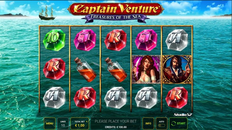 Captain Venture Treasure Of The Seas Slot Image - partycasino