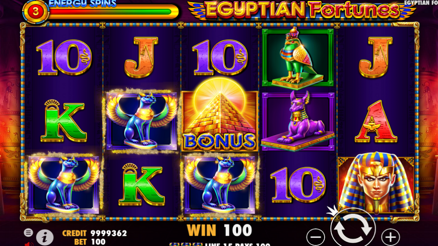 Egyptian Fortunes Bonus - partycasino
