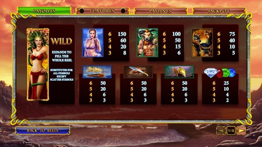 Age Of The Gods Medusa And Monsters Feature Symbols Eng - partycasino