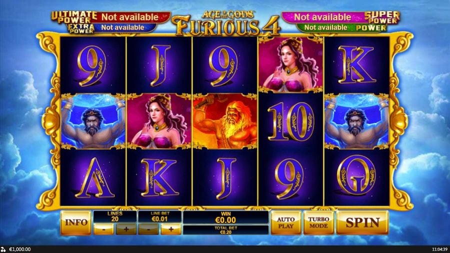 Age Of The Gods Furious 4 Slot Eng - partycasino