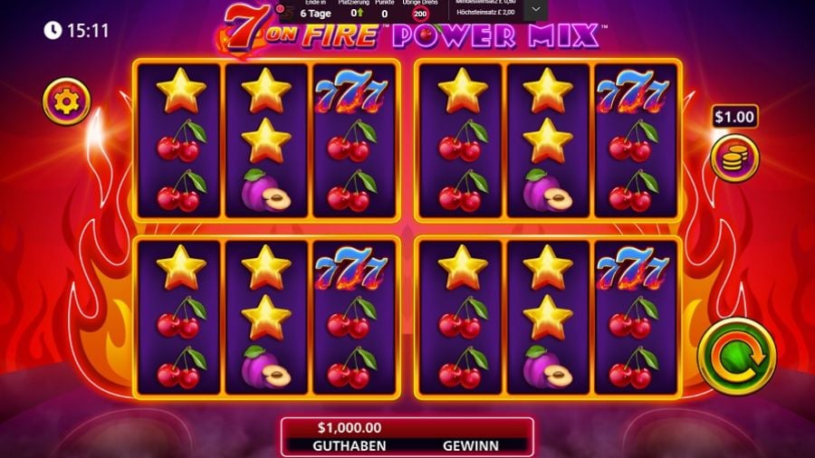 7s On Fire Power Mix Slot De - partycasino