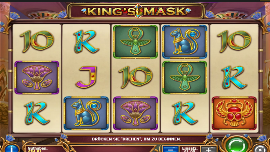 Kings Mask Slot De - partycasino