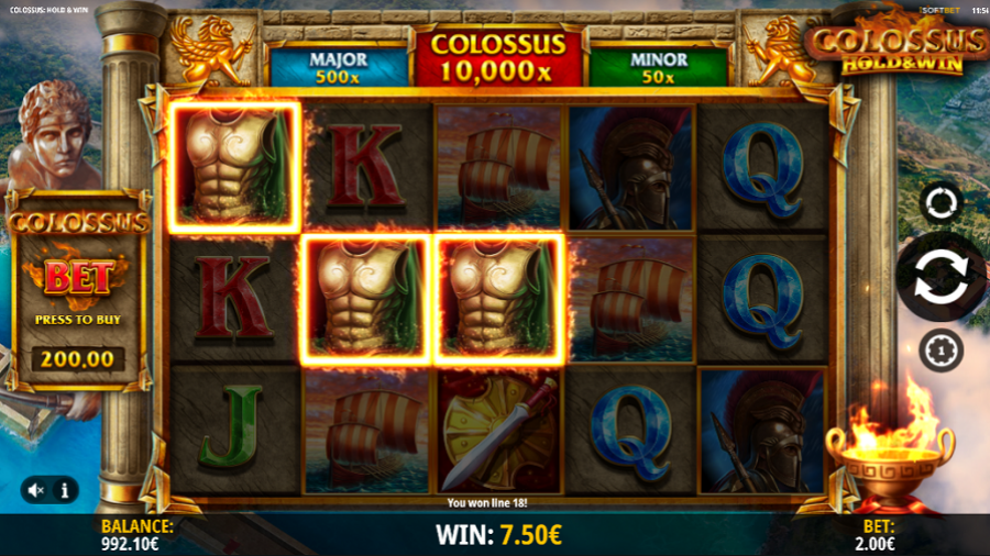 Colossus Hold And Win Bonus - partycasino-canada