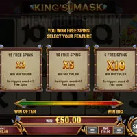 Kings Mask Bonus - partycasino-canada