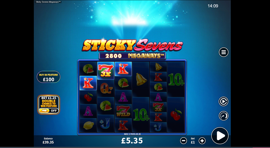 Sticky Sevens Megaways Bonus - partycasino-canada