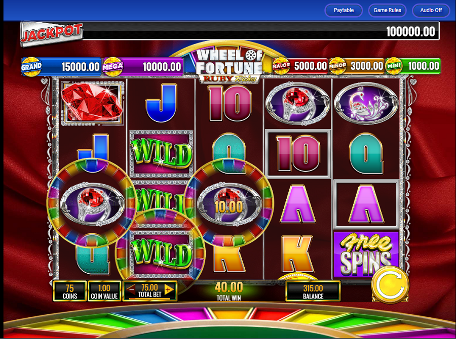 Wheel Of Fortune Ruby Riches Bonus - partycasino-canada