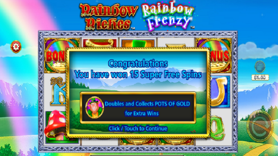 Rainbow Riches Rainbow Frenzy Bonus Free Spins - partycasino-canada