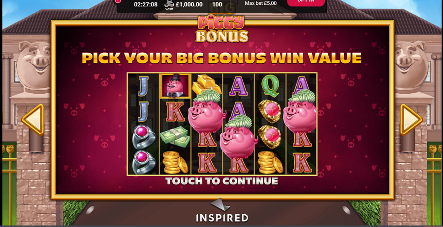 Big Piggy Bonus Slot - partycasino-canada