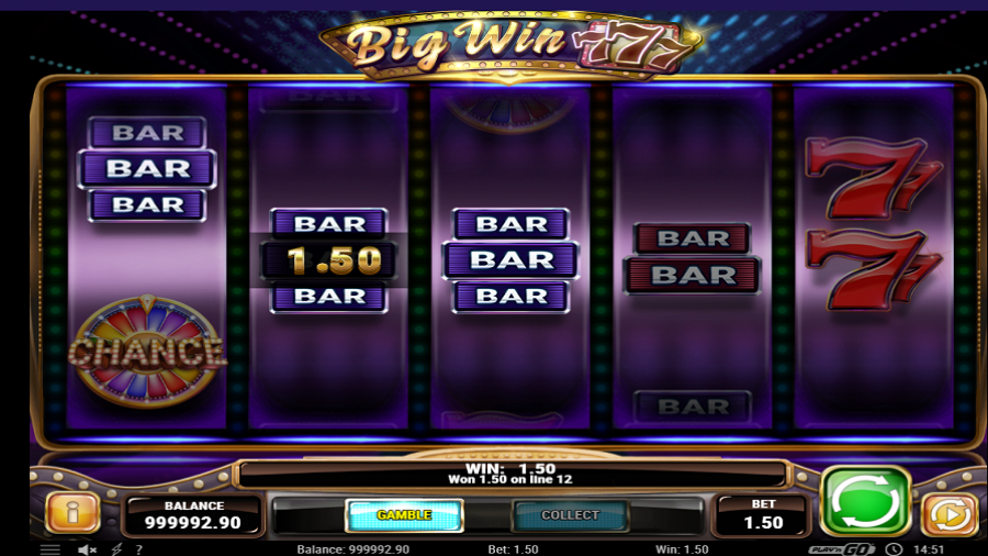 Big Win 777 Bonus - partycasino-canada