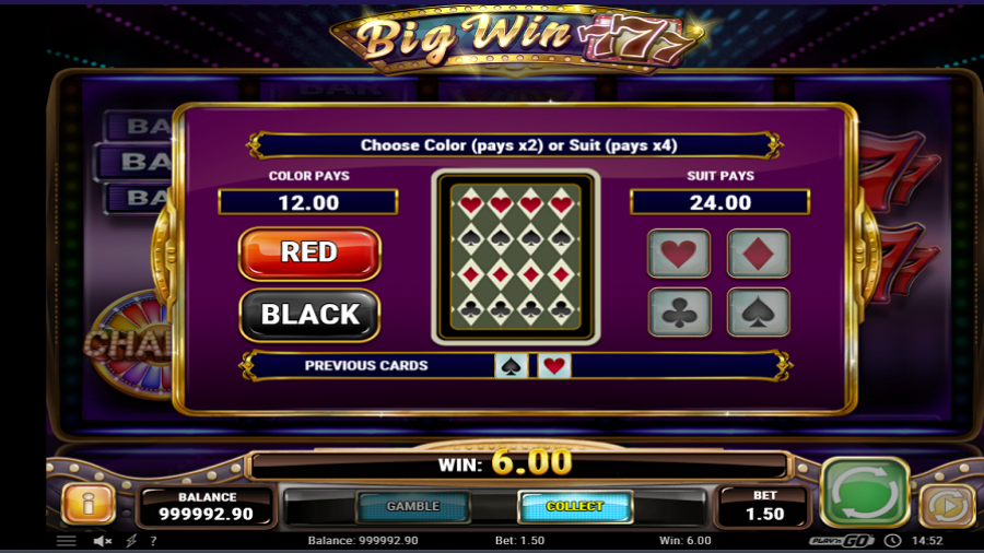 Big Win 777 Bonus Game - partycasino-canada