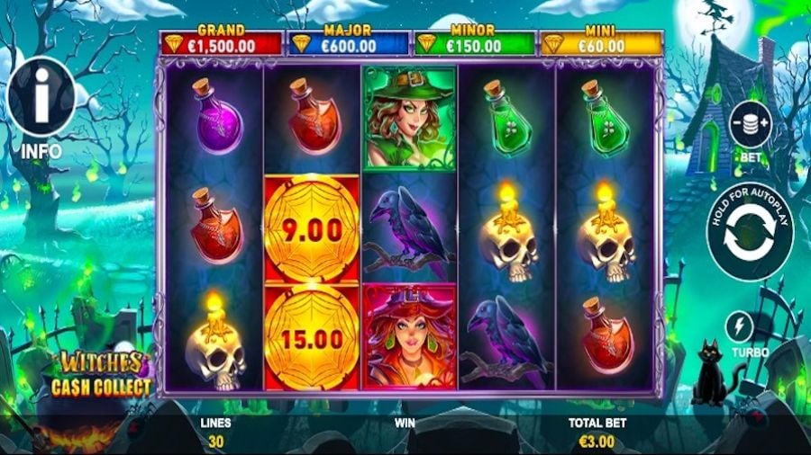Witches Cash Collect Slot En - partycasino-canada