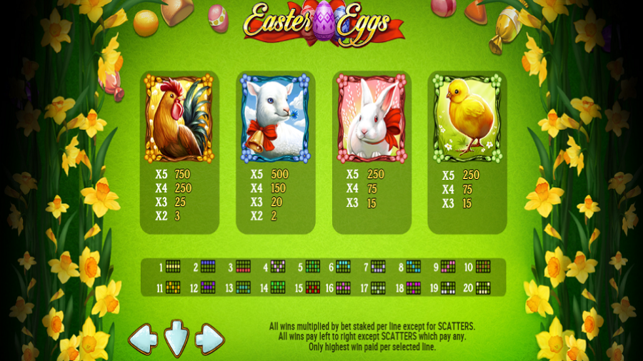 Easter Eggs Feature Symbols - partycasino-canada