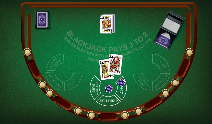 Blackjack Straight Flush Side Bet - partycasino-canada