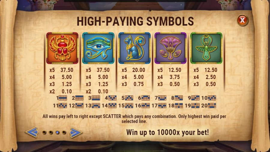 Kings Mask Feature Symbols - partycasino-canada