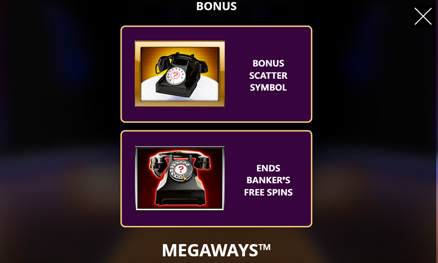 Deal Or No Deal Bankers Riches Megaways Feature Symbols - partycasino-canada