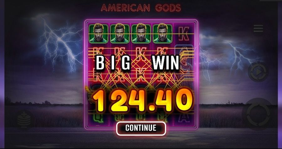 American Gods Bonus Big Win - partycasino-nz