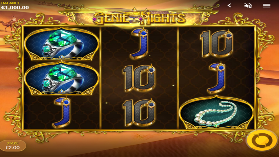 Genie Nights Slot - partycasino-nz