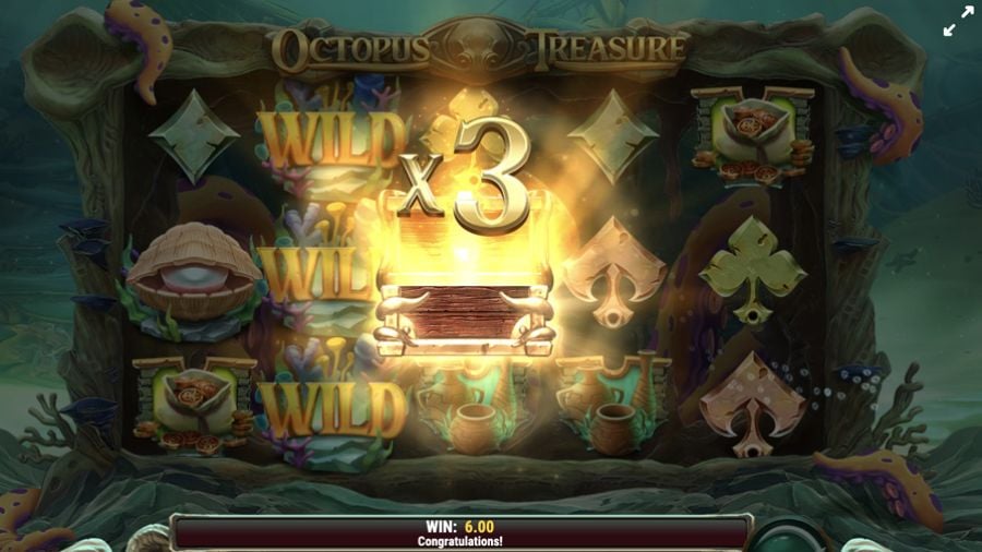 Octopus Treasure Slot Bonus - partycasino-nz