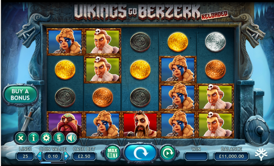 Vikings Go Berzerk Reloaded Slot - partycasino-nz