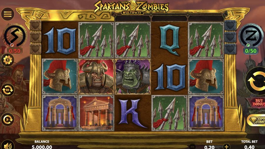 Spartans Vs Zombies Slot Eng - partycasino
