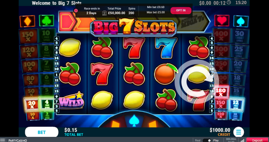 Big 7 Slots Slot - partycasino