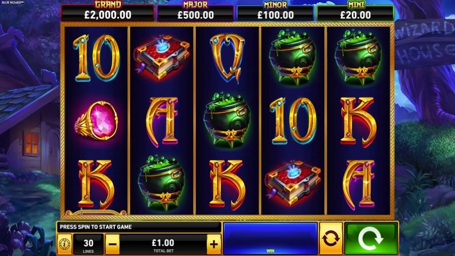 Blue Wizard Slot  Play At PartyCasino