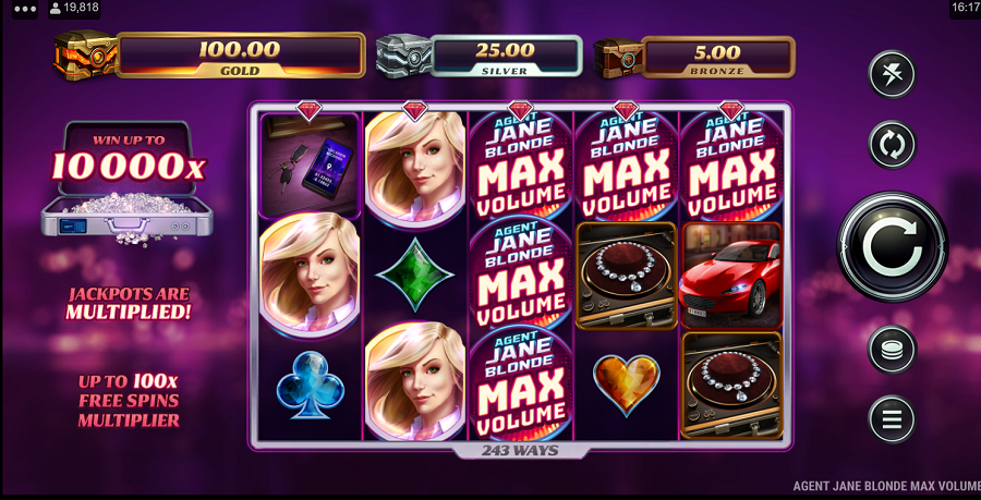 Agent Jane Bond Max Volume Slot - partycasino