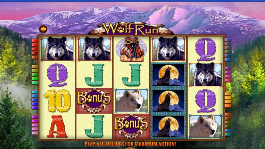 Wolf Run Slot - partycasino