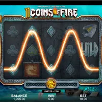 11 Coins Of Fire Bonus - partycasino
