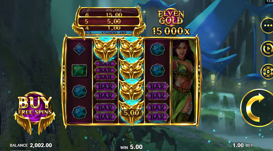 Elven Gold Bonus - partycasino