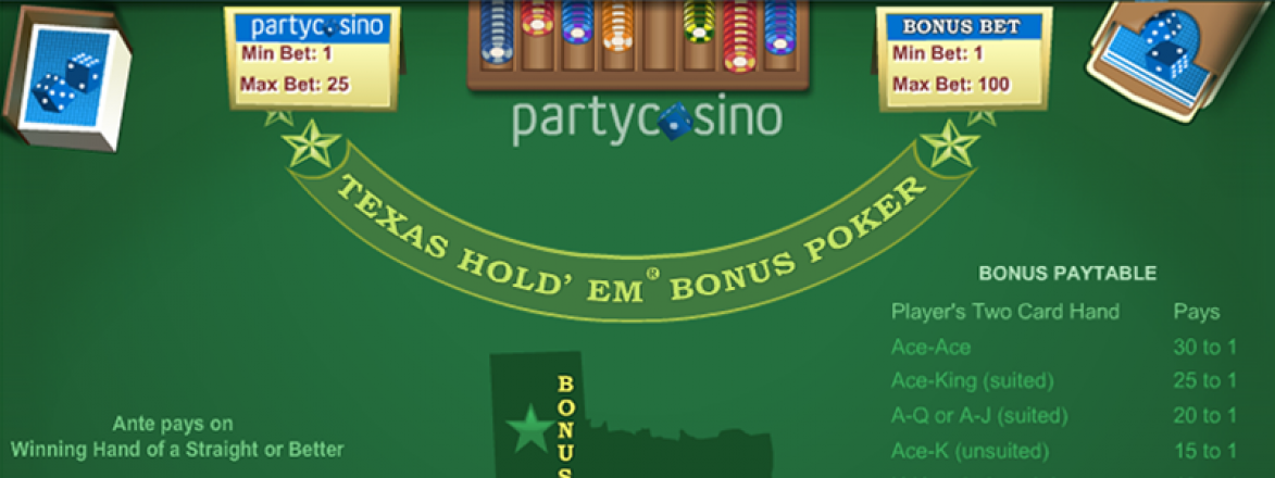 Texas Hold'em Bonus Poker - partycasino