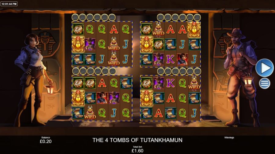 The 4 Tombs Of Tutankhamun Slot Eng - partycasino