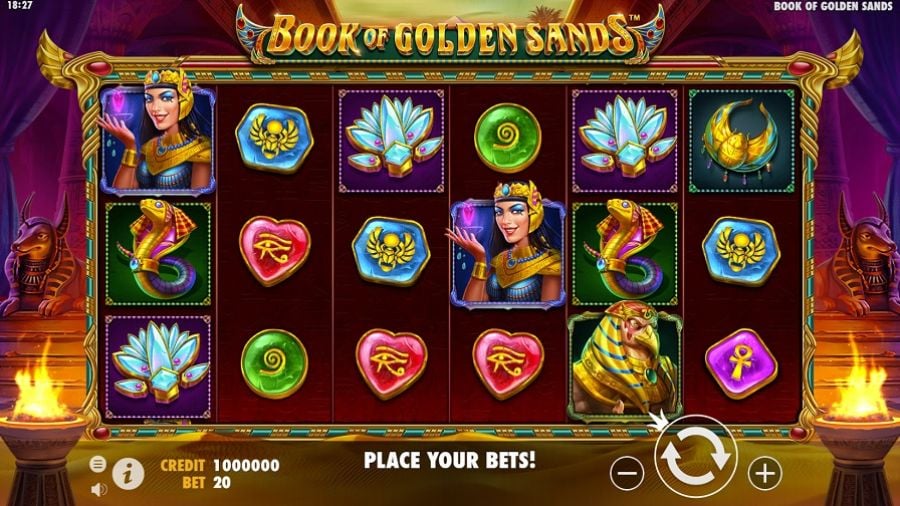 Book Of Golden Sands Slot Eng - partycasino