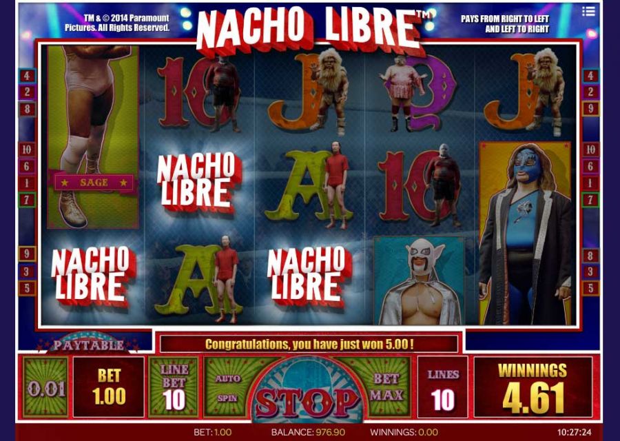 Nacho Libre Bonus - partycasino