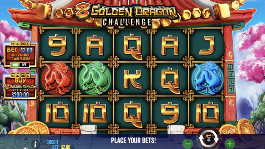 8 Golden Dragon Challenge Slot | Play at PartyCasino