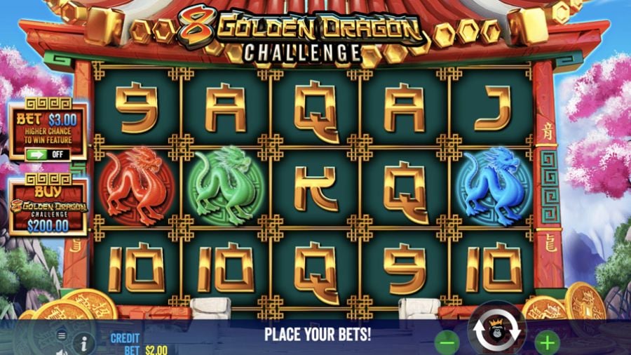 8 Golden Dragon Challenge Slot - partycasino