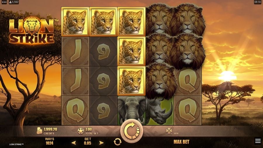 Lion Strike Bonus Eng - partycasino