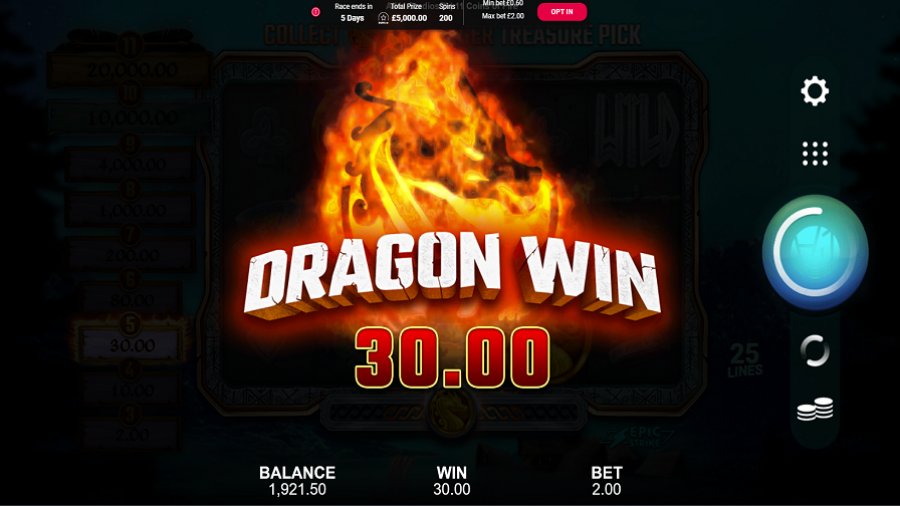 11 Coins Of Fire Bonus Eng - partycasino