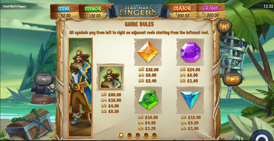 Dead Man's Fingers Slot | Play at PartyCasino