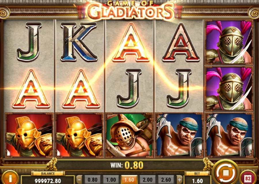 Game Of Gladiators Win - partycasino