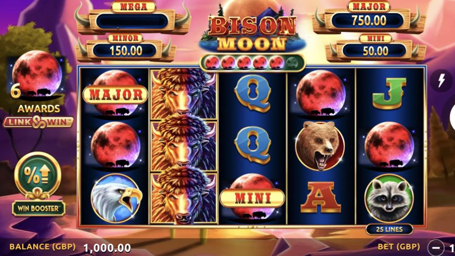 Bison Moon Slot End - partycasino