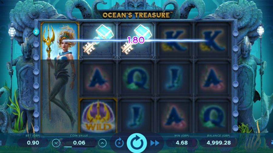 Oceans Treasure Win - partycasino
