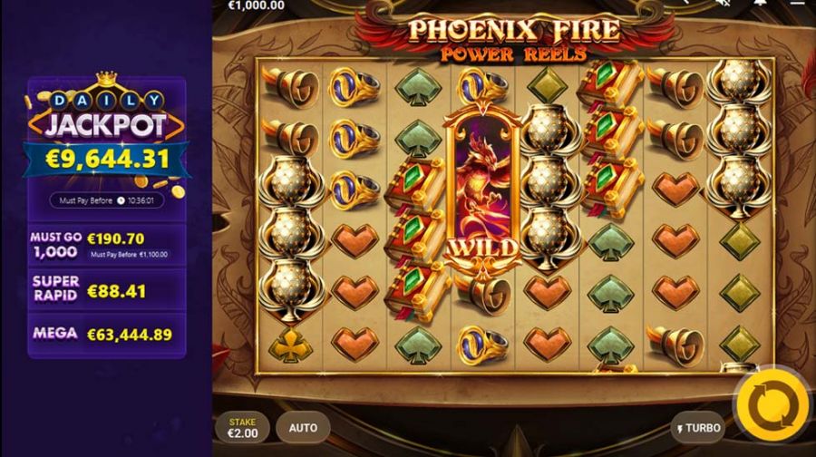 Phoenix Fire Power Reels - partycasino