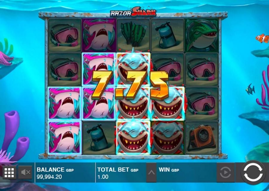 Razor Shark Bonus - partycasino
