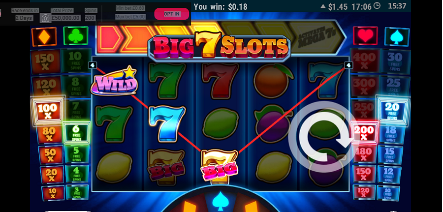 Big 7 Slots Bonus - partycasino