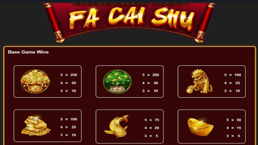 Fa Cai Shu Cash Eruption Feature Symbols - partycasino