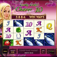 Lucky Ladys Charm Deluxe 10 Slot - partycasino