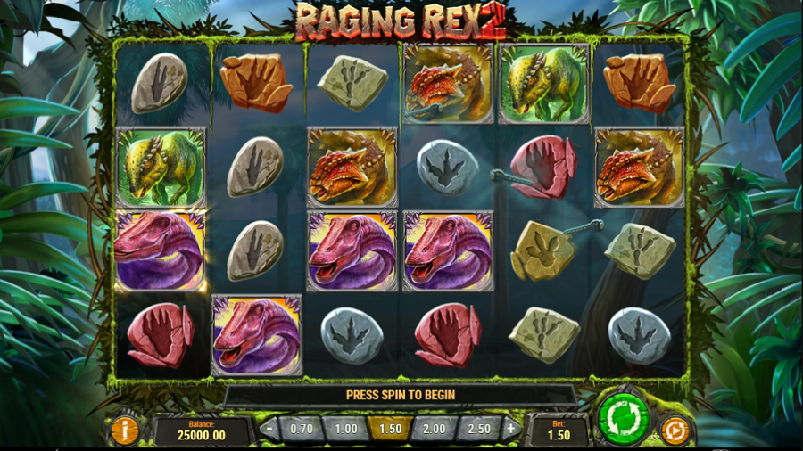 Raging Rex 2 Slot - partycasino