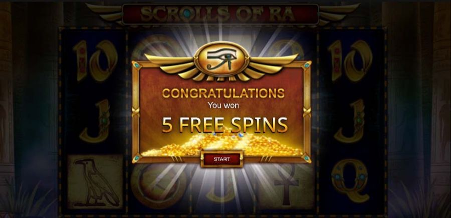 Scrolls Of Ra Bonus - partycasino